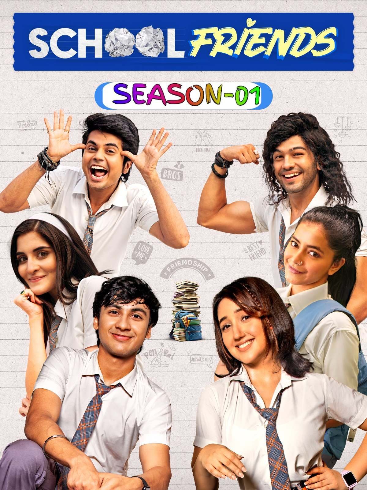 Free School Friends S03 (2025) Hindi Completed Web Series HEVC ESub – BollyFlix